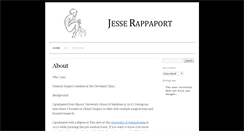 Desktop Screenshot of jesserappaport.com