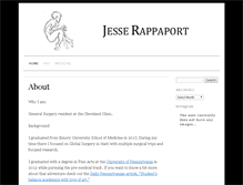 Tablet Screenshot of jesserappaport.com